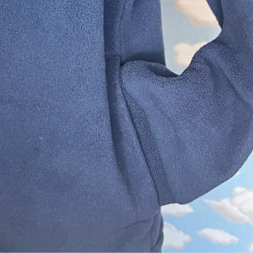 Old Navy Kids fleece‎ zip up jacket/sweatshirt Navy Blue XL (14-16) Cozy Soft